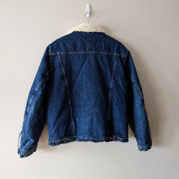 Vintage Trucker Sherpa-lined Jean Jacket - Picture 2 of 7